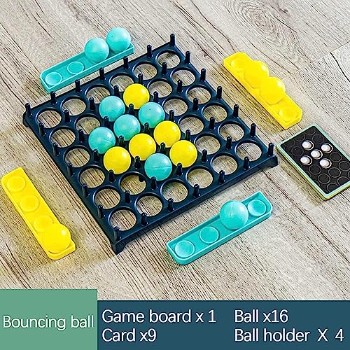 Bounce Ball Family Party Game and Jumping Ball Tabletop Game Toys Desktop Activate Bouncing Ball Game for Adults and Kids