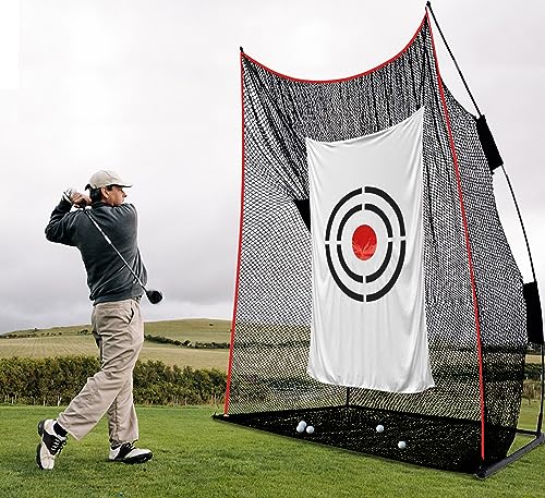 Golf Target Cloth for Net Replacement - Enthusiasts and Professional Golfers Practice Training Aids for Garage/Backyard - style: 5X3FT White Golf Target