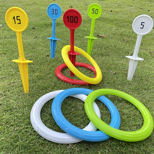 Rings for Ring toss, Outdoor Sports Grassland Game Ring toss, Beach Games, Outdoor Toys for Children, Christmas Halloween, Thanksgiving Gifts.