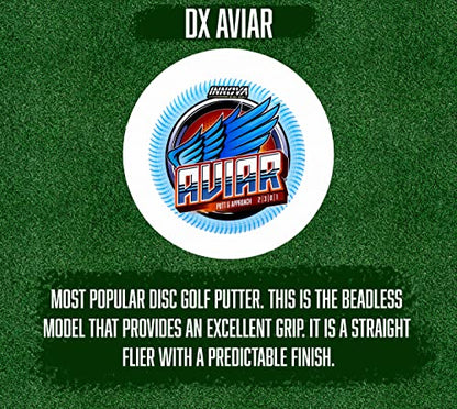 Innova Disc Golf Starter Set with Bag – Disc Golf Set for Beginners with Disc Golf Driver, Mid-Range, Disc Golf Putter and Mini Marker (Colors Will Vary)