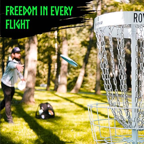 Viking Discs Competition Disc Golf Set - 8 Disc Golf Discs for Any Distance, PDGA Approved - Putter, Mid-Range, Fairway Driver, Distance Driver - Disc Set for Beginners and Professionals