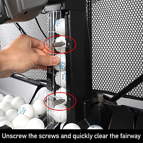 Ping Pong Robot Machine with 36 Different Spin Balls Table Tennis Robots Automatic Ball Machine for Training - color: Upgrade Version
