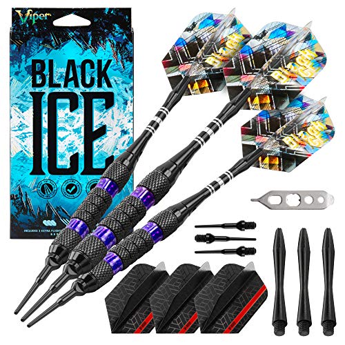 Viper Black Ice Soft Tip Darts - color: Purple, size: 18 Grams