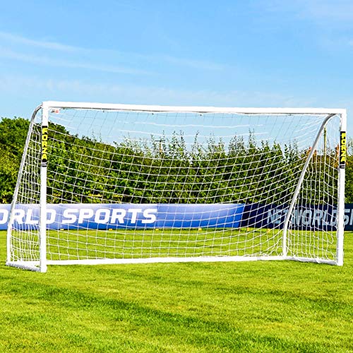 FORZA Match Soccer Goal [7 Sizes] | The World’s #1 Junior Goals! | 100% UK-Made, 2 Min Setup, Unbreakable Goalpost + Target Bundle - Buy FORZA, Play Forever! - size: 12ft x 6ft, style: Goal + Target Sheet