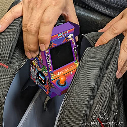 MY ARCADE Data East Hits Nano Player - 4.5" Portable Mini Arcade Machine with 208 Retro Games, 2.4" Color Display - style: Data East