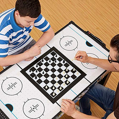 MD Sports 48" 12-in-1 Multi-Game Combo Table w/Air Hockey, Basketball, Foosball & More