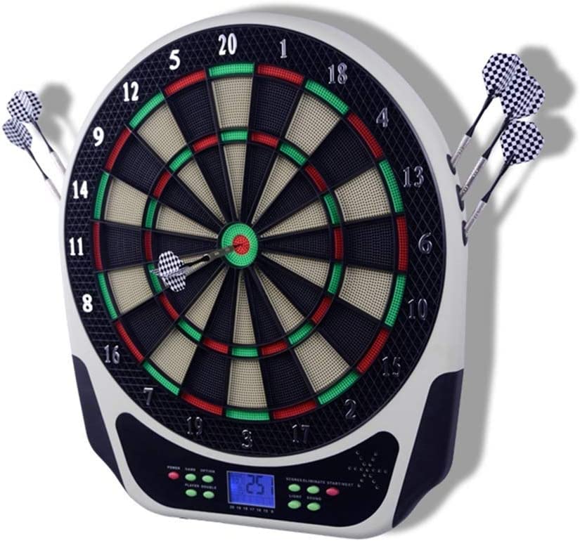 Electronic Dartboard，Dartboard Set LCD Display with 6 Soft Tip Darts，Professional Dart Board for Adults Party, Family and Office Leisure Sport, Gifts
