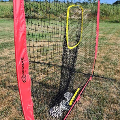 Disc Store Disc Golf Training Net - 7x7 Disc Golf Net for Throwing Practice - Sturdy and Portable Practice Net for Backyard Indoor and Outdoor Games - Includes Convenient Carrying and Storage Bag
