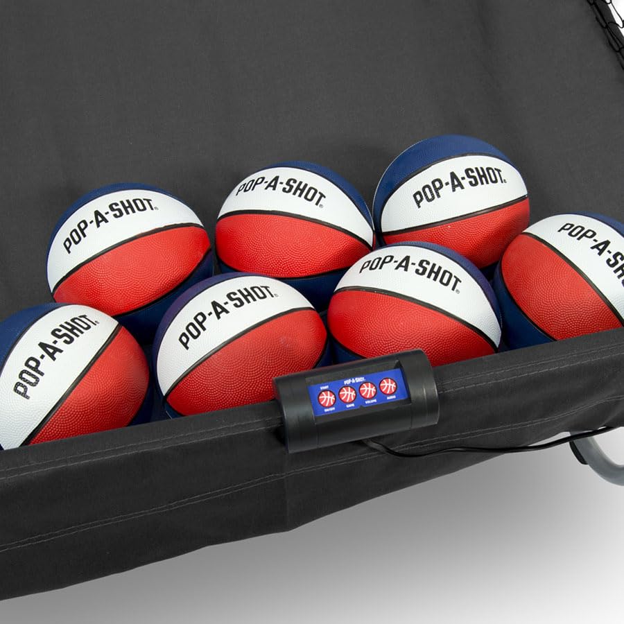 Pop-A-Shot - Home Dual Shot with NCAA Graphics l Sensor Scoring l 16 Game Modes l 7 Balls l Foldable Storage l for All NCAA Fans - style: Cincinnati Bearcats