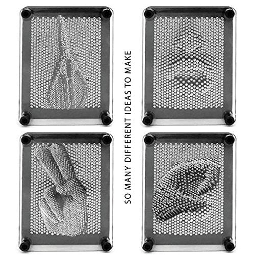 ArtCreativity 3D Pin Art Toy (Pack of 2) – Large 5x7 & Small 3.5x5 Sensory Boards – Fidget & Autism Toys for Kids – Creative Stress Relief Gift for Autistic Children Ages 3, 4, 5, 6, 7, 8, 9, 10