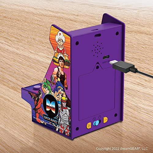 MY ARCADE Data East Hits Nano Player - 4.5" Portable Mini Arcade Machine with 208 Retro Games, 2.4" Color Display - style: Data East