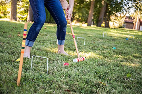 Triumph Sports Beginner 6-Player Croquet Set