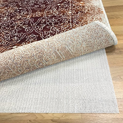 Superior Area Rug Pad, Non-Slip, Non-Skid, Floor Protector, Table Runner, Hardwood And Tile Floors Padding, Washable, Place Mats, Gripper Mat, Slide Stoppers, Rubber Rug Grip, 5' x 8', Cream - size: 5' x 8' (Rectangular)