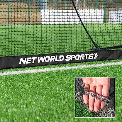 Stop that Ball™ Backstop Net Systems | Multi-Sport Ball Stop Net & Posts | Pop-Up, Freestanding & Socketed Options [7 Sizes] - size: 30ft, style: ProFlex