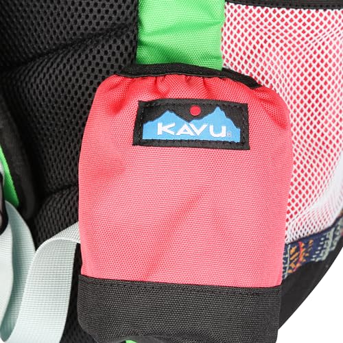 KAVU Pacific Rimshot Disc Golf Bag Padded Frisbee Holder Backpack - Carnival