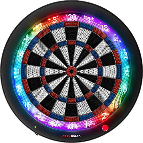 GRAN BOARD 3s LED Bluetooth Dartboard(Blue) with Special Bracket
