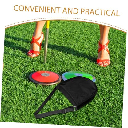 Toddmomy Portable Discus Storage Bag Discus Carry Bag Organizer Multi-use Canvas Material for Sports