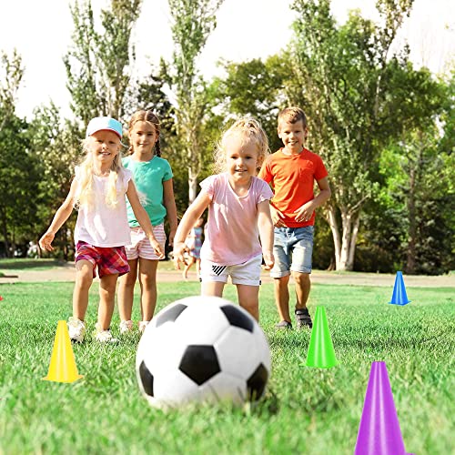 31 PCS Christmas Carnival Games, 3 in 1 Indoor Outdoor Bean Bag Ring Toss Games for Kids Birthday Party, Plastic Soft Cones Yard Lawn Game for Family Party Kid's Gift - size: 9"