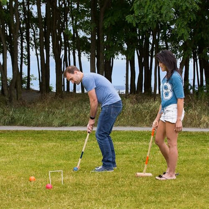 Baden Deluxe Series Croquet Set 29 inch mallets - style: Deluxe Series