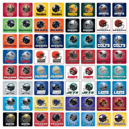 MasterPieces Sports Games - NFL Matching Game - Game for Kids and Family - Laugh and Learn - style: League