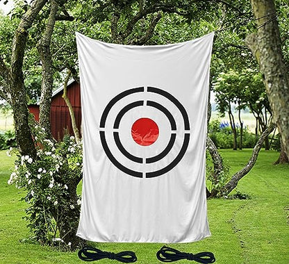 Golf Target Cloth for Net Replacement - Enthusiasts and Professional Golfers Practice Training Aids for Garage/Backyard - style: 5X3FT White Golf Target