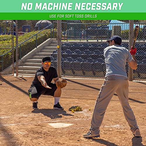 GoSports Mini Foam Baseballs - 20 or 50 Pack for Pitching Machines and Batting Accuracy Training - size: Mini 20 Pack