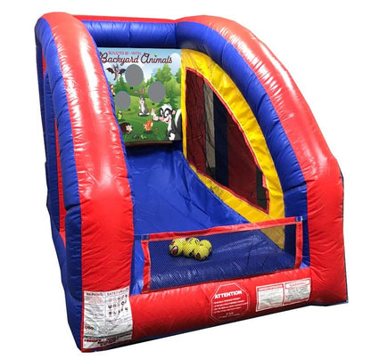 Ultralite Sealed Air Frame Games | Ball and Bag Toss | Includes Frame, Panel, Built-in Blower, Balls, and Bag | for Backyards, Carnivals, Schools, Birthday Parties
