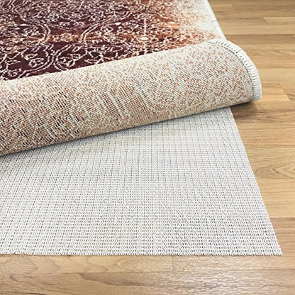 Superior Area Rug Pad, Non-Slip, Non-Skid, Floor Protector, Table Runner, Hardwood And Tile Floors Padding, Washable, Place Mats, Gripper Mat, Slide Stoppers, Rubber Rug Grip, 9' x 12', Cream - size: 9' x 12' (Rectangular)
