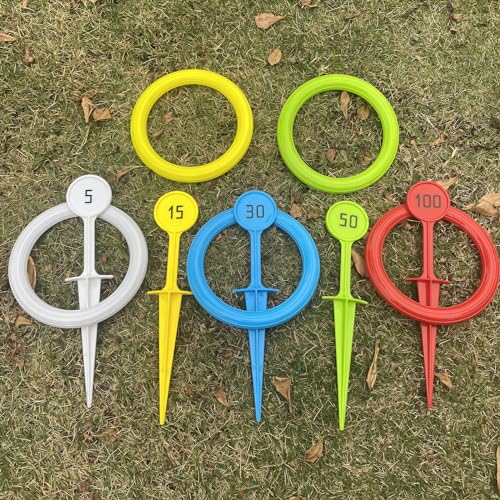 Rings for Ring toss, Outdoor Sports Grassland Game Ring toss, Beach Games, Outdoor Toys for Children, Christmas Halloween, Thanksgiving Gifts.