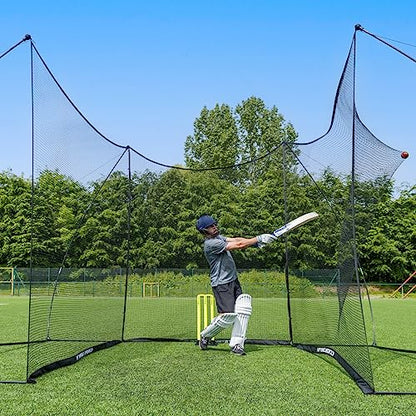 Stop that Ball™ Backstop Net Systems | Multi-Sport Ball Stop Net & Posts | Pop-Up, Freestanding & Socketed Options [7 Sizes] - size: 30ft, style: ProFlex