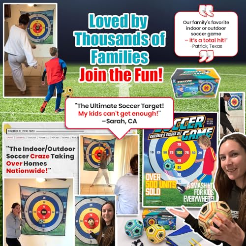 MHM's Ultimate Indoor Golf Chipping Game Mat - Premium Practice Mat - Ideal Golf Simulator for Home Use - style: Ultimate Soccer Bullseye