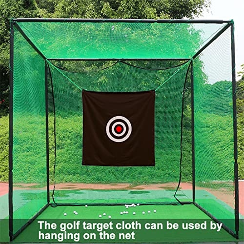 58" x 58" Golf Target Cloth - Hitting Practice Target for Indoor/Outdoor Training - style: Black