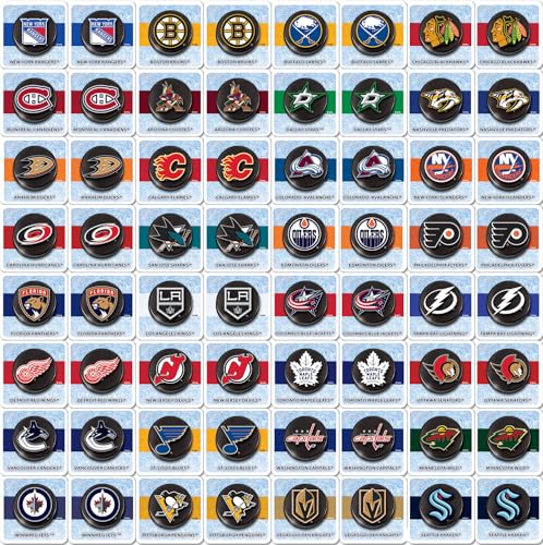 Masterpieces Sports Games - NHL League Matching Game - Game for Kids and Family - Laugh and Learn