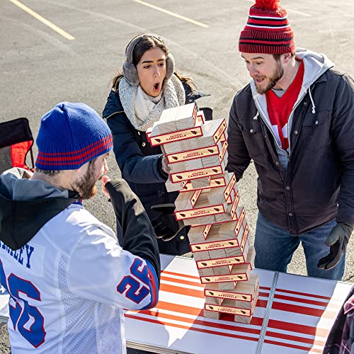 Wild Sports NFL Giant Stacking Wooden Blocks – Tumbling Tower Classic Family Game Stacks – Great Gift for Any Football Fan! - color: Arizona Cardinals