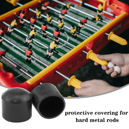 AYLIFU 24PCS Foosball End Caps 15.8mm Foosball Table Rod End Caps Foosball Table Safety End Caps Rubber Sleeve Tip Protectors