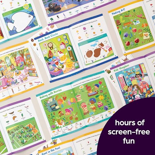 Highlights My First Hidden Pictures 2026 Activity Books for Kids Ages 3-6, 4-Book Set of Travel-Friendly Screen Free Seek and Find Fun with Stickers
