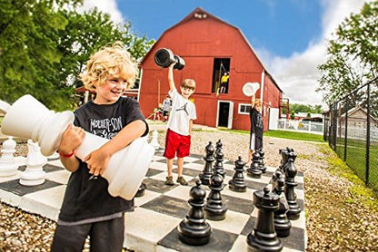 Chess House Giant Chess Set - 25 inch King, 32 Pieces, All-Weather Outdoor