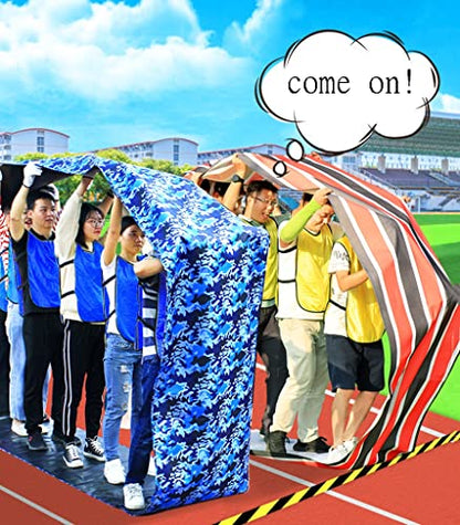 Playing Run Mat Adult Children Outdoor Teamwork - Play with Running Mat, Kindergarten Parent-Child Interaction, Birthday Party, Picnic Day Activity Games (Size : Adult-20M//65FT) - size: Adult-20M//65FT
