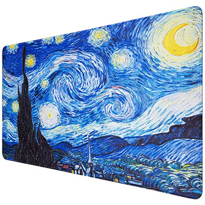 Canjoy Gaming Mouse Pad, Large Extended Mouse Pad Big Computer Mousepad for Home Office Gaming Work 31.5x15.7inch - color: Starry Night