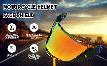 AGV K6 and K6S Visor (Aurora Red) - color: Aurora Red