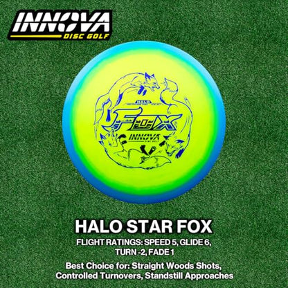 Innova Disc Golf Beginner Starter Set (3 Pack) - Mid-Range Discs | Halo Star, Star & DX Mid-Range Discs - Fox, Arachnid, Wombat3 - Easy to Throw, Straight Flying Beginner Disc Golf Set