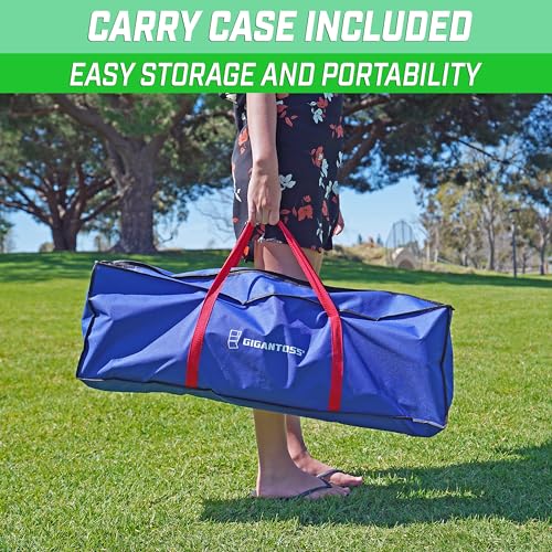 GoSports Portable Ladder Toss Game Set For Family and Friends - Weather Resistant Construction and Easy Setup for Adults and Family - Backyard Toss Game for Family Party, Cookouts & Beach Fun - style: Giant Size