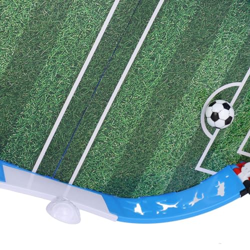 Mini Foosball Table, Double Player Battle Tabletop Soccer Games, Desktop Football Pinball with 2 Balls for Indoor Game Room Family Night Adults Kids
