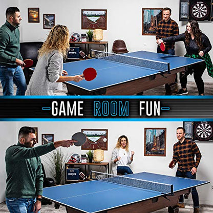 Franklin Sports Table Tennis Tables - Optima Table Tennis Tables - Indoor + Outdoor Tables - Official Size Conversion Tops - Mid-Size Tables for Kids - style: Conversion Top