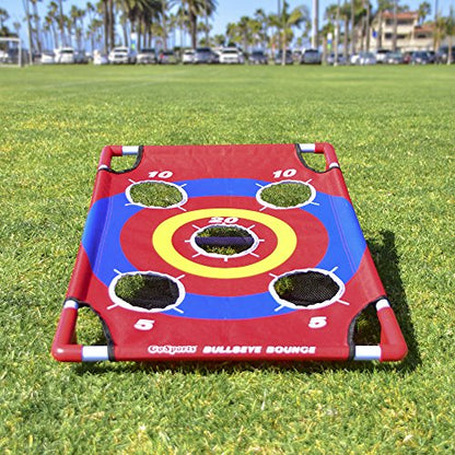 GoSports 3 x 2 ft Arcade Cornhole Game - Portable Bean Bag Toss Game - style: Bullseye Bounce