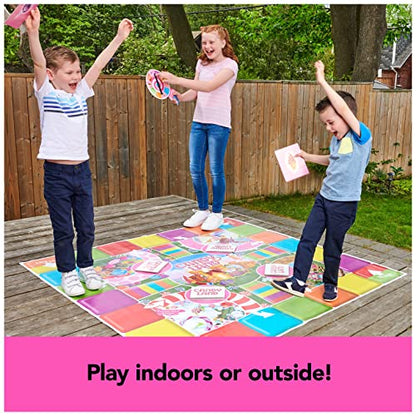 Spin Master Games, Candy Land Giant Edition, Preschool Game for Indoor & Outdoor Fun with Big Oversized Board, for Family and Kids, 2-4 Players, Ages 4 & Up - style: Spin Master Games