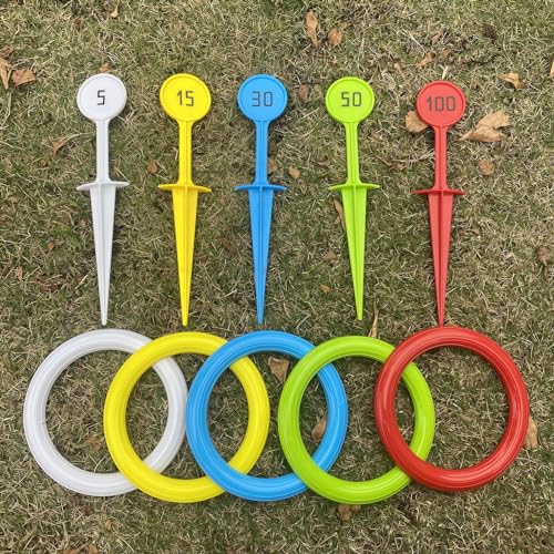 Rings for Ring toss, Outdoor Sports Grassland Game Ring toss, Beach Games, Outdoor Toys for Children, Christmas Halloween, Thanksgiving Gifts.