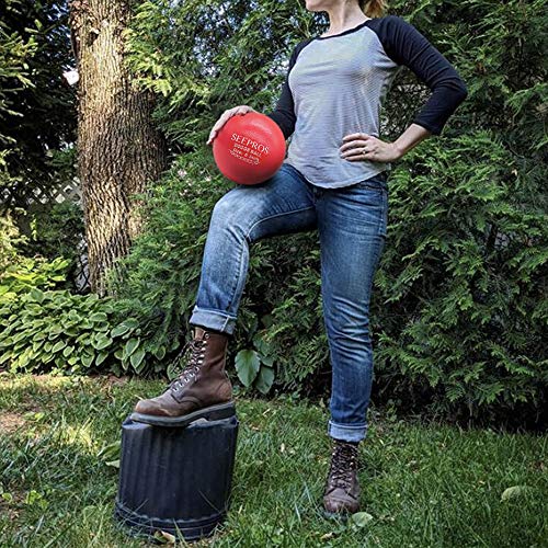 Foam Dodgeball Set - Soft Skin, Low Bounce, Set of 6 with Mesh Storage Bag for Kids and Adults - style: 6 Inch