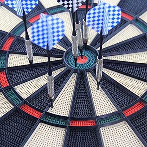 Electronic Dart Board, Electronic Darts Board Set Automatic LCD Scoring Display Score Dart Plate Board with 6pcs Soft