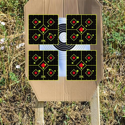 Bull's-Eye Milticolor Splatter Targets Practice Shooting for Indoor and Outdoor Use
